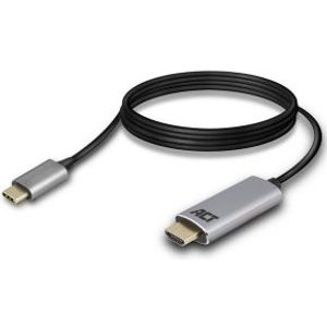 ACT USB-C naar HDMI male aansluitkabel 4K