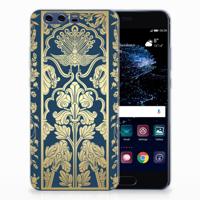 Huawei P10 Plus | TPU Case | Beige Flowers