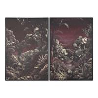 Canvas Home ESPRIT polyestyreen Canvas 83 x 4 x 123 cm