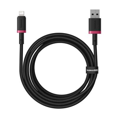 Baseus Dura Snellaadkabel Type A naar IP 2.4A 2 m Zwart, Rood