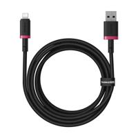 Baseus Dura Snellaadkabel Type A naar IP 2.4A 2 m Zwart, Rood