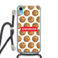 Koekerond: iPhone XR Transparant Hoesje met koord Koekerond: iPhone XR Transparant Hoesje met koord