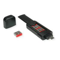 ROLINE 11.02.8330 poortblokker Poortblokkeersleutel USB Type-A Zwart Kunststof