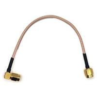 Mueller Electric BU-4150030006 Coaxkabel SMA-stekker SMA-stekker 0.15 m Transparant 1 stuk(s)