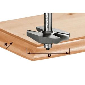 Festool HW S12 D67 x D12 Freesbit Afplatfrees S 12mm 67,0mm R19 - 490127