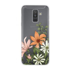 Floral bouquet: Samsung Galaxy A6 Plus (2018) Transparant Hoesje