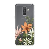 Floral bouquet: Samsung Galaxy A6 Plus (2018) Transparant Hoesje