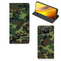 Xiaomi Poco X3 Pro | Poco X3 | Hoesje met Magneet | Army Dark