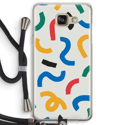 Illustratieve pop 2: Samsung Galaxy A5 (2016) Transparant Hoesje met koord