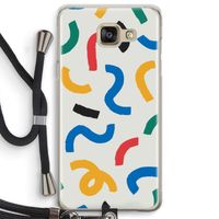 Illustratieve pop 2: Samsung Galaxy A5 (2016) Transparant Hoesje met koord