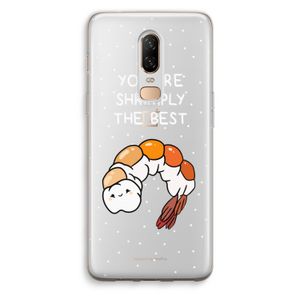 You're Shrimply The Best: OnePlus 6 Transparant Hoesje