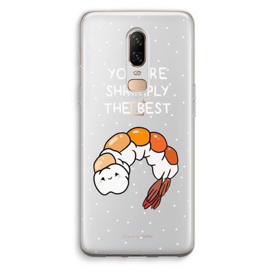 You're Shrimply The Best: OnePlus 6 Transparant Hoesje
