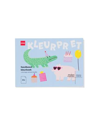 HEMA Kleurboek A6 Feestdieren
