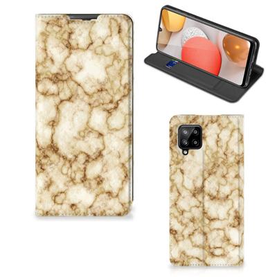Samsung Galaxy A42 | Standcase | Marmer Goud