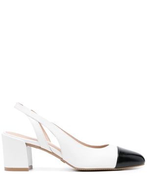 Stuart Weitzman escarpins à bride arrière 60 mm - Blanc