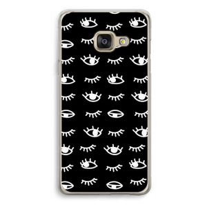Eye pattern #3: Samsung Galaxy A3 (2016) Transparant Hoesje