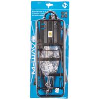 M-Wave bagagedrager universeel, zwart aluminium 26/28 inch (hangverpakking) M-Wave bagagedrager universeel, zwart aluminium 26/28 inch (hangverpakking)