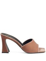 Giuseppe Zanotti sandales Solhene 85 mm en velours - Marron