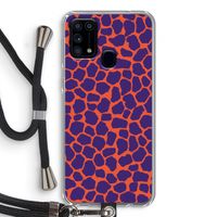 Purple Giraffe: Samsung Galaxy M31 Transparant Hoesje met koord