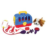 Dierenartskoffer met Honden Knuffel 10-delig Dierenartskoffer met Honden Knuffel 10-delig