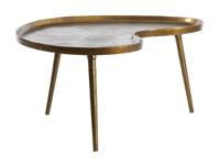Light & Living Bijzettafel 'Lienz' 80 x 60cm, kleur Antiek Brons