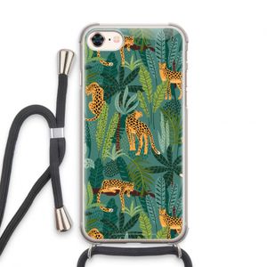 Luipaard 2: iPhone 7 Transparant Hoesje met koord