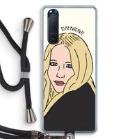Mary Kate: Sony Xperia 5 II Transparant Hoesje met koord