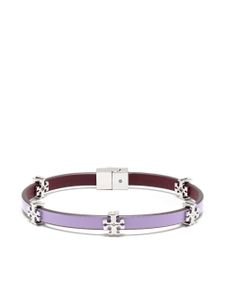 Tory Burch bracelet à logo - Argent