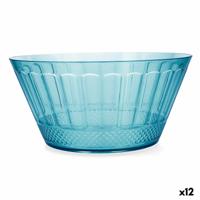Saladekom Quid Gaia Turkoois Plastic Ø 25 cm (12 Stuks)