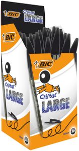 Balpen Bic Cristal Large zwart