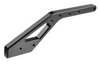 Team Corally - Chassis Brace - ASUGA XLR - Rear - Swiss Made 7075 T6 - 3mm - Hard Anodised - Black - Made In Italy - 1 pc - thumbnail