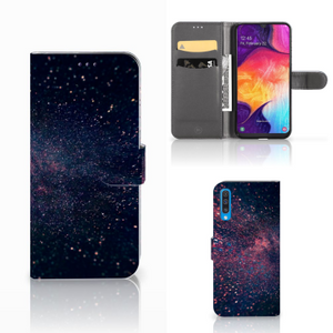 Samsung Galaxy A50 Book Case Stars