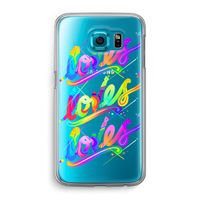 Loves: Samsung Galaxy S6 Transparant Hoesje Loves: Samsung Galaxy S6 Transparant Hoesje