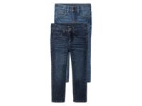 lupilu 2 peuter jeans (110, Donkerblauw/lichtblauw) - thumbnail