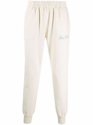 BLUE SKY INN pantalon de jogging à logo brodé - Tons neutres