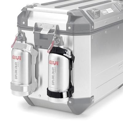 GIVI Roestvrije drinkfles houder, Trekker/Outback accessoires, E162