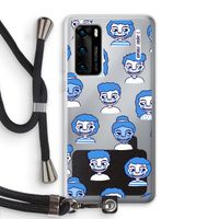 Gezichtjes: Huawei P40 Transparant Hoesje met koord