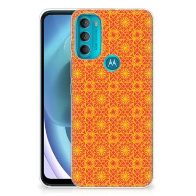 Motorola Moto G71 5G | TPU bumper | Batik Oranje