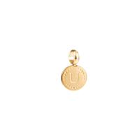 Go Dutch Label Letter U Kettinghanger Goud Go Dutch Label Letter U Kettinghanger Goud