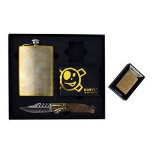 Homey&apos;s Man&apos;s Ruin By Schiffmacher Gift Set- 4-delig - Met Zippo