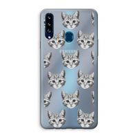 Kitten: Samsung Galaxy A20s Transparant Hoesje