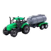 Cavallino Toys Cavallino Tractor met Tankwagen Groen, Schaal 1:32 - thumbnail