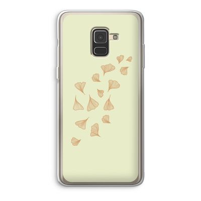 Falling Leaves: Samsung Galaxy A8 (2018) Transparant Hoesje