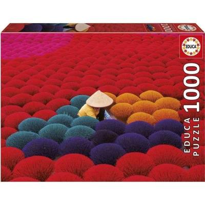 Puzzel - EDUCA - Wierookdorp, Vietnam - 1000 stukjes - Landschap en natuur - Gemengd - Interieur