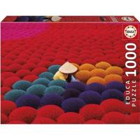 Puzzel - EDUCA - Wierookdorp, Vietnam - 1000 stukjes - Landschap en natuur - Gemengd - Interieur