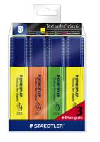 Markeerstift staedtler 364 textsurfer 3+1 gratis