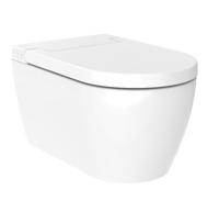 Douche WC Rapowash Basic 2.0 | Rimless | Met afstandbediening | Bidet- en Ladywash | Incl.Toiletzitting | Keramiek | Glans wit