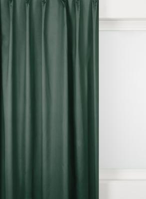 HEMA Gordijnstof velours donkergroen (donkergroen)