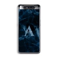 Midnight Marble: Samsung Galaxy A80 Transparant Hoesje Midnight Marble: Samsung Galaxy A80 Transparant Hoesje