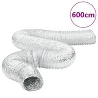 VidaXL Ventilatieslang ø12,5 cm 6 m aluminium